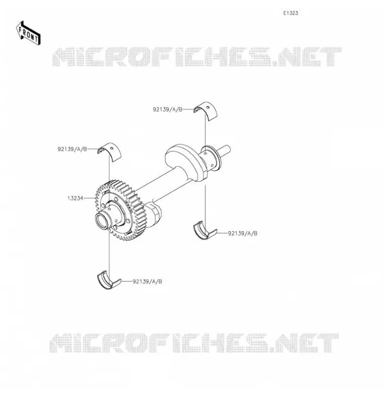 BALANCIER Kawasaki MOTOS 650 2021 Z650  ER650KMFAL