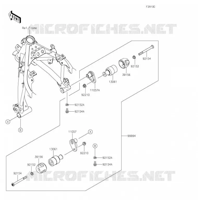 ACCESSOIRE(Slider) Kawasaki MOTOS 400 2020 NINJA 400  EX400GLF