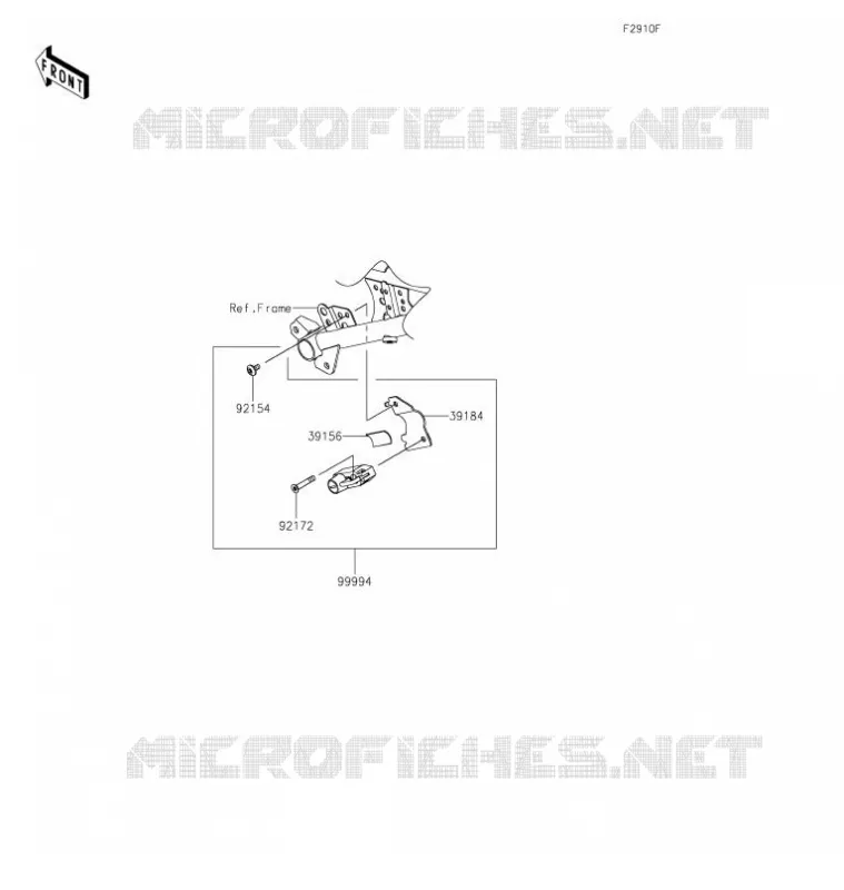 ACCESSOIRE(Helmet Lock) Kawasaki MOTOS 400 2021 NINJA 400  EX400GMFNN