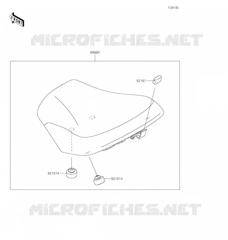 ACCESSOIRE(High Seat) Kawasaki MOTOS 650 2021 NINJA 650  EX650MMFAL