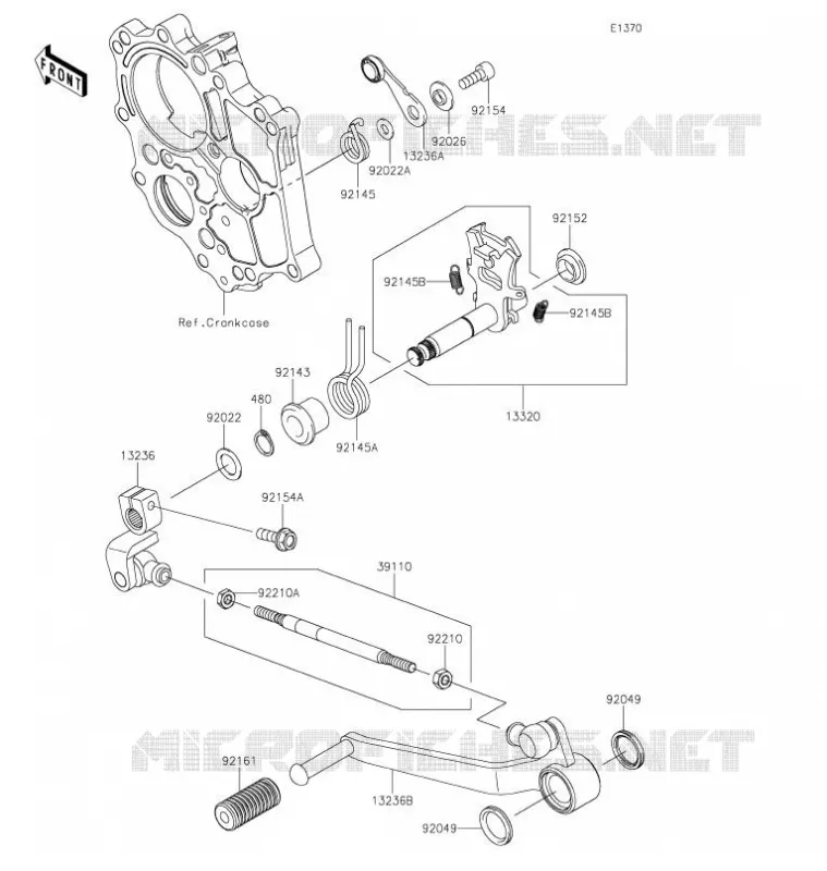 SELECTEUR Kawasaki MOTOS 650 2021 VERSYS 650  KLE650FMFNL