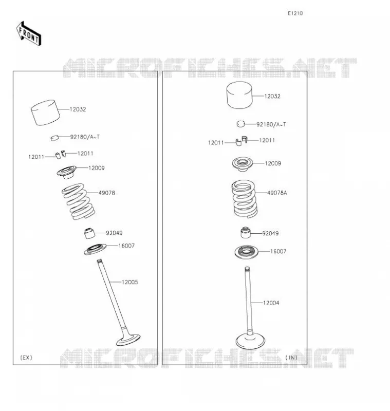 SOUPAPE Kawasaki MOTOS 1000 2021 VERSYS 1000 S  KLZ1000EMFNN