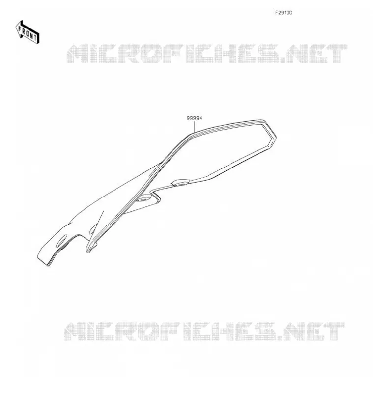 ACCESSOIRE(Large Meter Cover) Kawasaki MOTOS 900 2021 Z900  ZR900HMFNN
