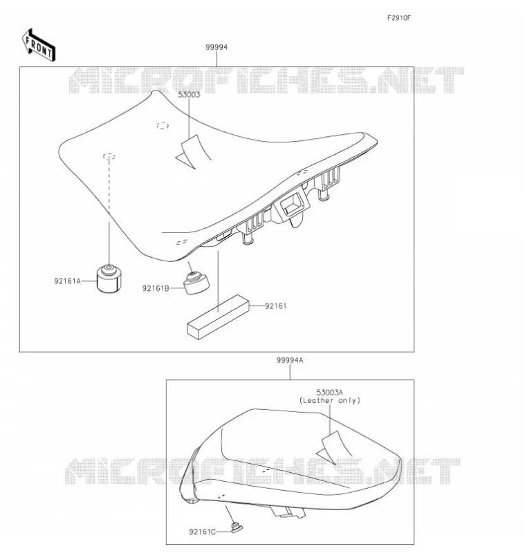 ACCESSOIRE(Seat) Kawasaki MOTOS 900 2021 Z900  ZR900HMFNN