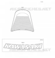 ACCESSOIRE(DECALS) pour Kawasaki Z900RS
