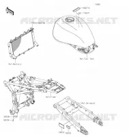 ETIQUETTES pour Kawasaki Z900RS