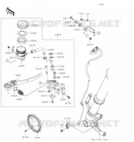 MAITRE CYLINDRE AV pour Kawasaki Z900RS