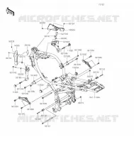SUPPORT MOTEUR pour Kawasaki Z900RS