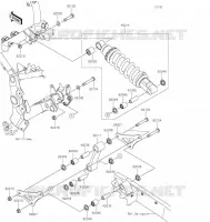 SUSPENSION/AMORTISSEUR pour Kawasaki Z900RS