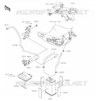 SYSTEME D'EVAPORATION CARBURANT pour Kawasaki Z900RS