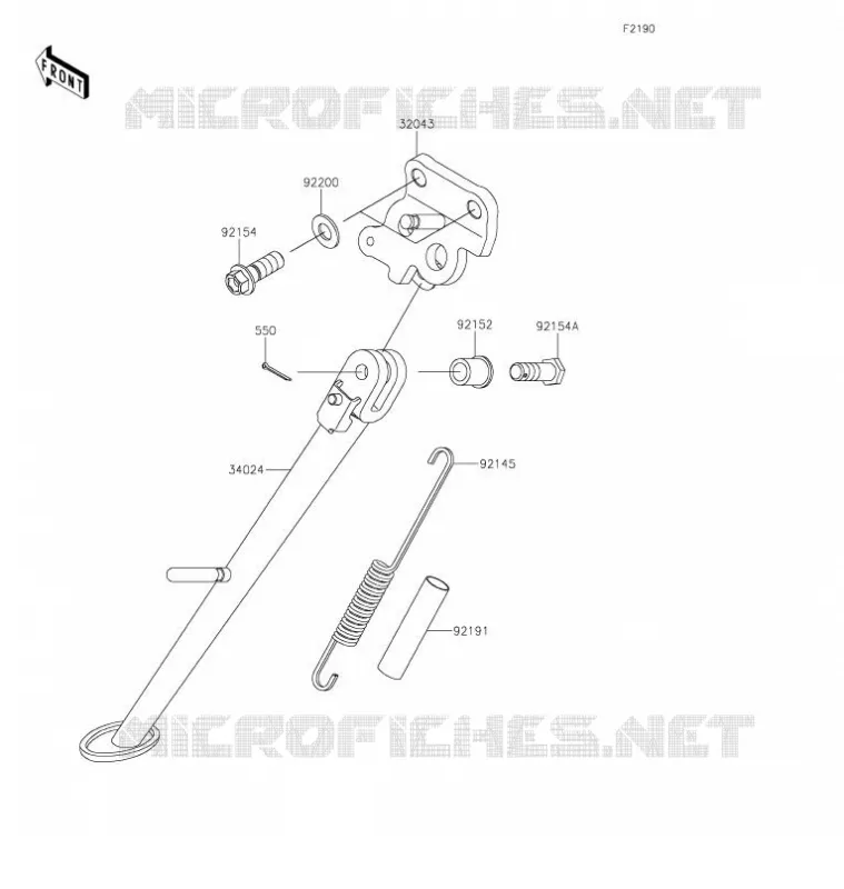 BEQUILLES Kawasaki MOTOS 1000 2021 NINJA ZX-10R  ZX1002LMFNN
