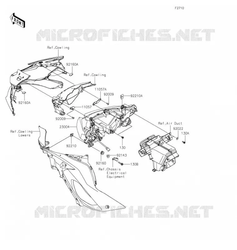 PHARE(s) Kawasaki MOTOS 636 2021 NINJA ZX-6R  ZX636GMFAL