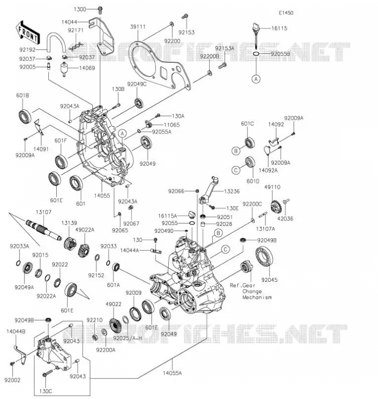 PONT Kawasaki SSV 400 2021 MULE SX 4X4  KAF400SMFNN