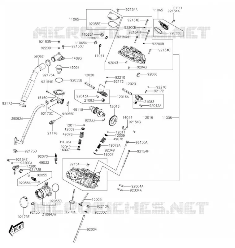 CULASSE Kawasaki SSV 700 2021 MULE PRO-MX  KAF700CMFNN