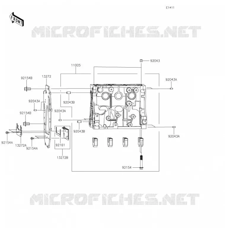 CARTER MOTEUR(S) Kawasaki SSV 820 2021 MULE PRO-FXT  KAF820AMFNN