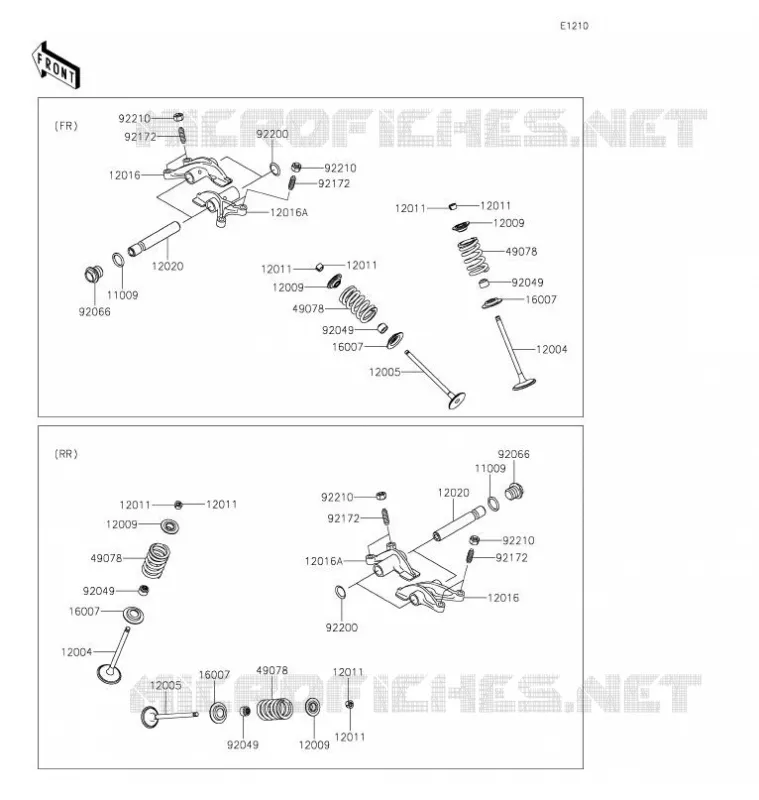 SOUPAPE Kawasaki SSV 800 2021 TERYX  KRF800HMFNN