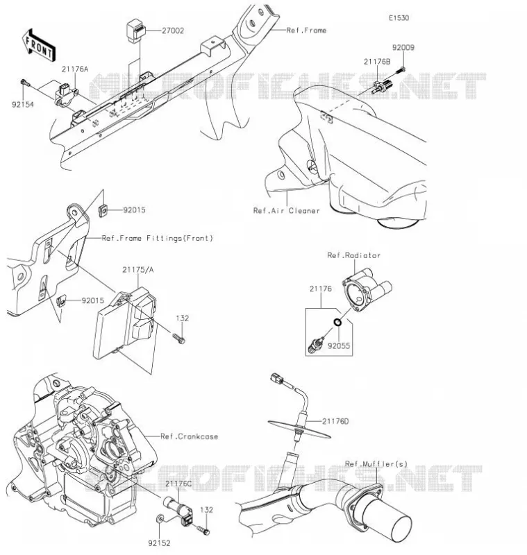 INJECTION CARBURANT Kawasaki SSV 800 2021 TERYX4  KRT800FMFNN