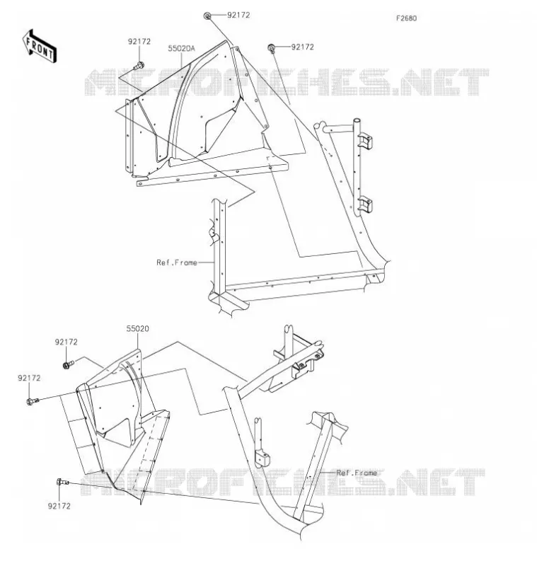 PROTECTION(S) Kawasaki SSV 800 2021 TERYX4  KRT800FMFNN