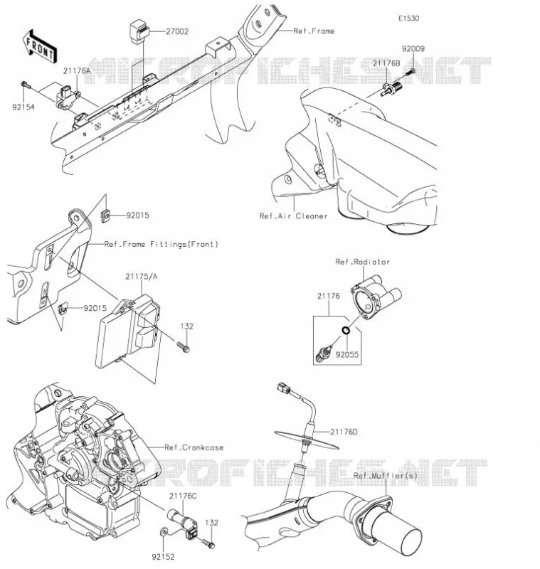 INJECTION CARBURANT Kawasaki SSV 800 2021 TERYX4  KRT800GMFNN