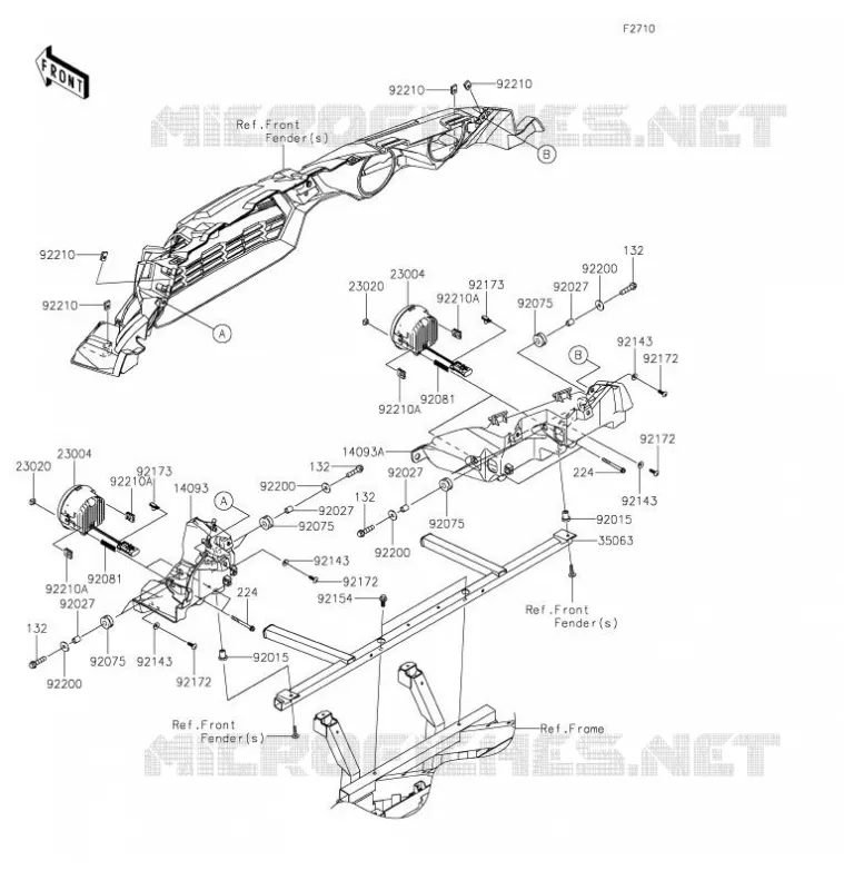 OPTIQUE(S) Kawasaki SSV 800 2021 TERYX4  KRT800HMFNN