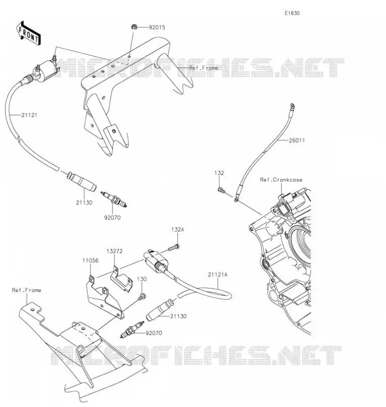SYSTEME D&acute;ALLUMAGE Kawasaki SSV 800 2021 TERYX4  KRT800HMFNN