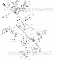 BRAS OSCILLANT pour Kawasaki KLX300R
