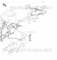 CACHE LAT&Eacute;RAL pour Kawasaki KLX300R