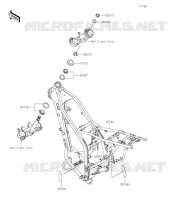 CADRE pour Kawasaki KLX300R