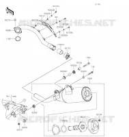 &Eacute;CHAPPEMENT pour Kawasaki KLX300R
