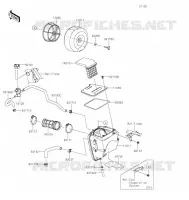 FILTRE A AIR pour Kawasaki KLX300R