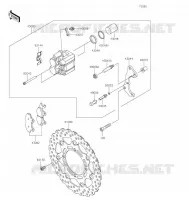 FREIN AVANT pour Kawasaki KLX300R