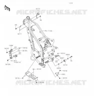 PIECE DE CADRE (COUVERTURE) pour Kawasaki KLX300R