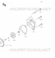 POMPE &Agrave; EAU pour Kawasaki KLX300R