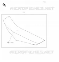 SELLE pour Kawasaki KLX300R