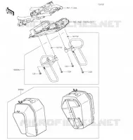 ACCESSOIRE(Pannier) pour Kawasaki NINJA 650