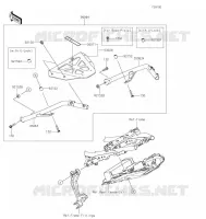 ACCESSOIRE (SUPPORT TOP CASE) pour Kawasaki NINJA 650