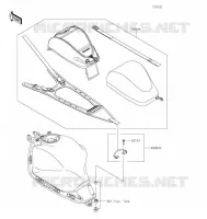 ACCESSOIRE(Tank Bag) pour Kawasaki NINJA 650