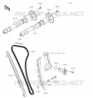 ARBRE A CAME/TENDEUR pour Kawasaki NINJA 650