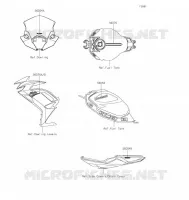 AUTOCOLLANT pour Kawasaki NINJA 650