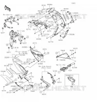 CARENAGE INFERIEUR pour Kawasaki NINJA 650