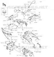 CARENAGE pour Kawasaki NINJA 650
