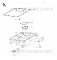 CARTER INFERIEUR pour Kawasaki NINJA 650