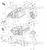 CARTER MOTEUR(S) pour Kawasaki NINJA 650