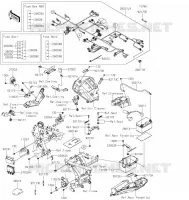 CHASSIS EQUIPMENT ELECTRIQUE pour Kawasaki NINJA 650