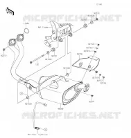 &Eacute;CHAPPEMENT pour Kawasaki NINJA 650