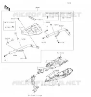 ACCESSOIRE (SUPPORT TOP CASE) pour Kawasaki NINJA 650