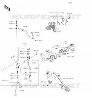 MAITRE CYLINDRE ARRI&Egrave;RE pour Kawasaki NINJA 650