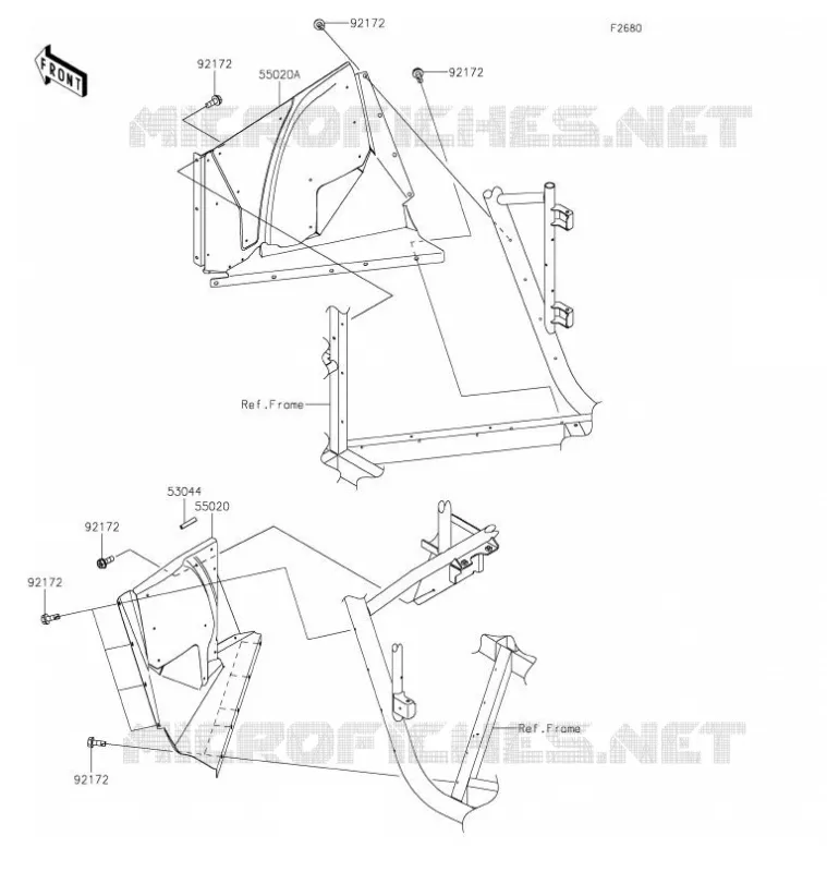 PROTECTION(S) Kawasaki SSV 800 2021 TERYX4  KRF800JMFNN