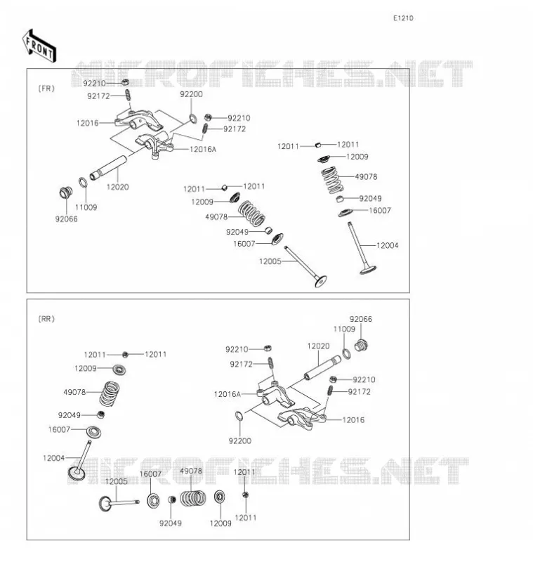 SOUPAPE Kawasaki SSV 800 2021 TERYX4  KRT800KMFNL