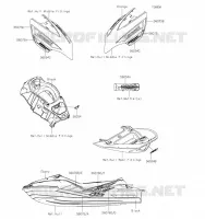 AUTOCOLLANT pour Kawasaki JET SKI ULTRA 310X